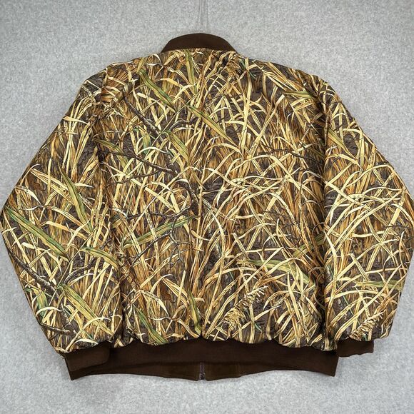 Vtg Mount'n Prairie Hunting Jacket Mens 4XL Skyline Camo Fall Flight Waterfowl - Picture 2 of 11